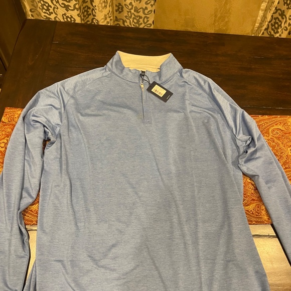 Peter Millar Men's XXL Crown Crafted Stealth Performance Quarter Zip MSRP $135 - Picture 4 of 6
